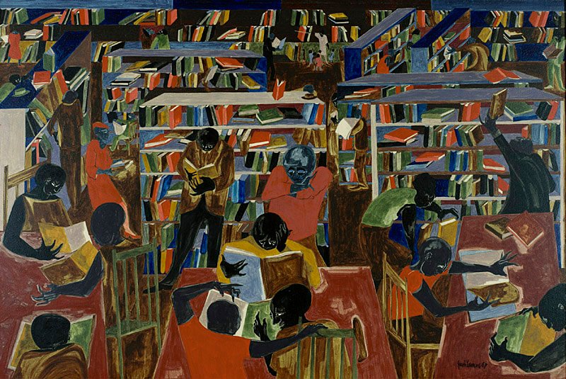 lawrence, jacob/ the library/1987 34
